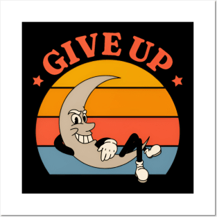 Give Up Cartoon Shirt, Funny Meme Shirt, Oddly Specific Shirt, Dank Meme Shirt, Vintage Cartoon Shirt, Y2K 2000's Meme Shirt, Parody Shirt Posters and Art